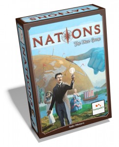 Nations Dice Game box